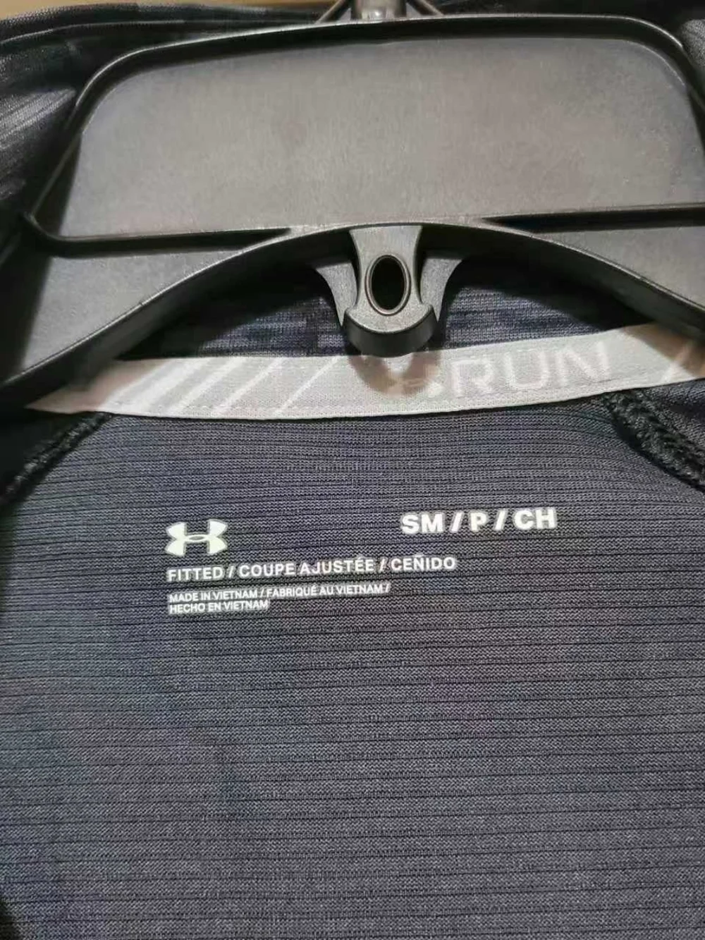 Under Armour Black & Teal Patterned 1/4 Zip Pullover - Picture 5 of 5